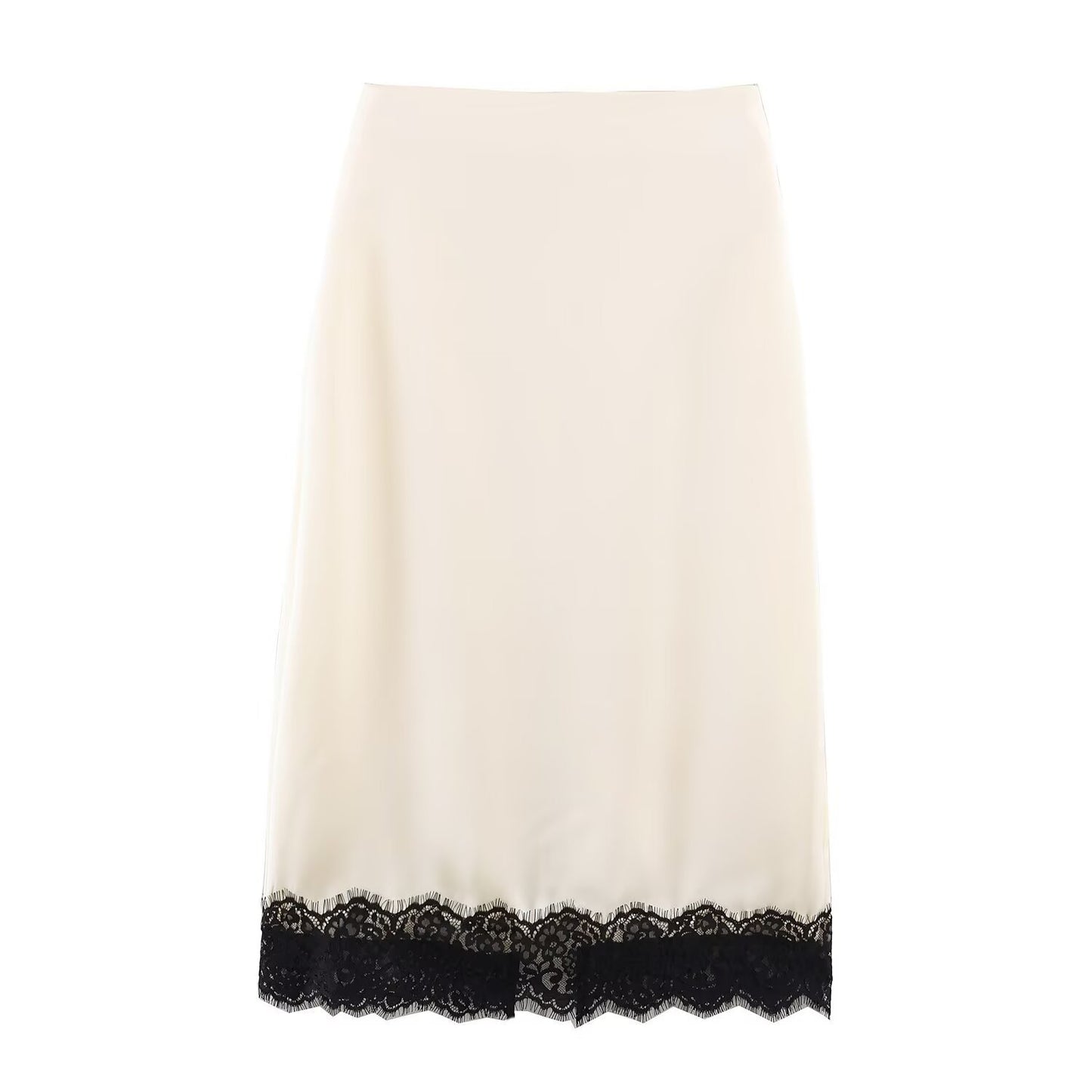 Splicing lace camisole+skirt set