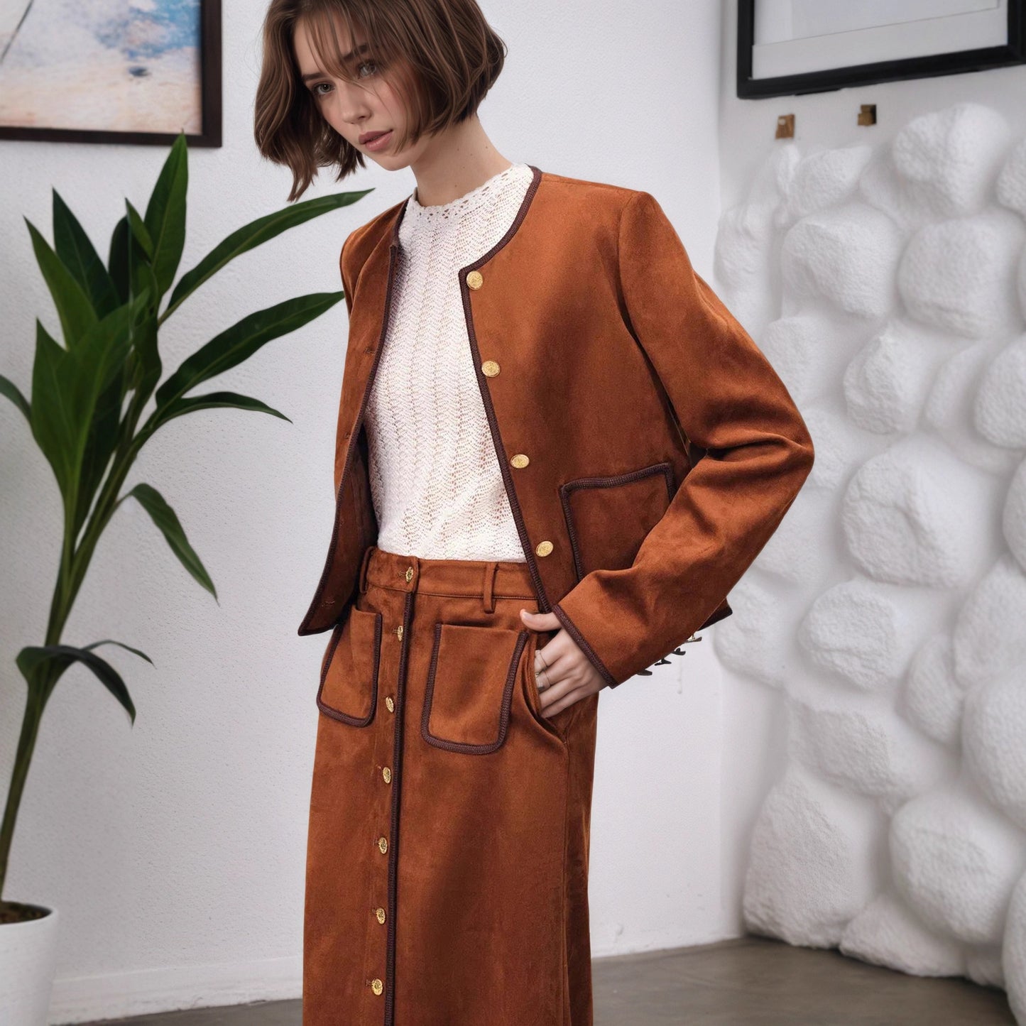Long sleeved short jacket