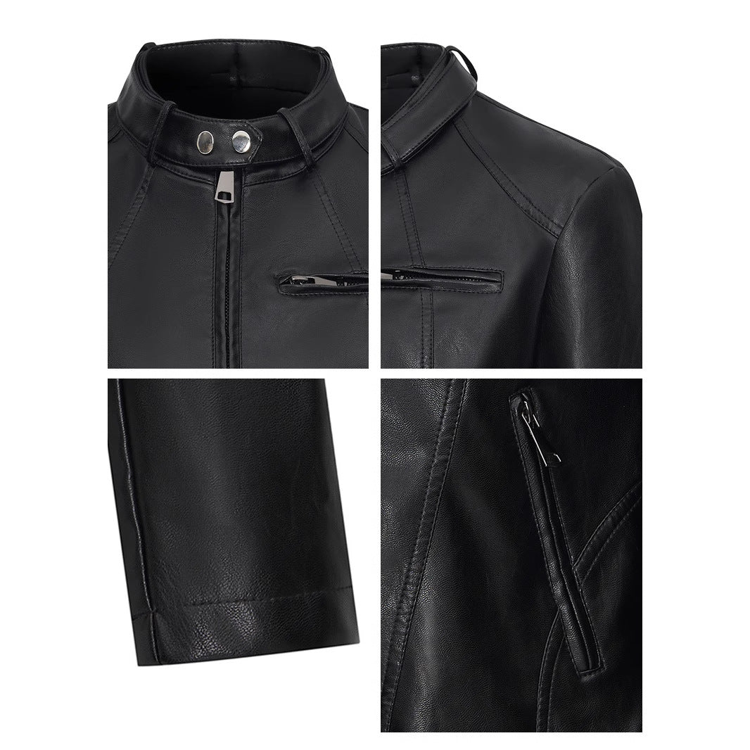 Slim zipper jacket jacket