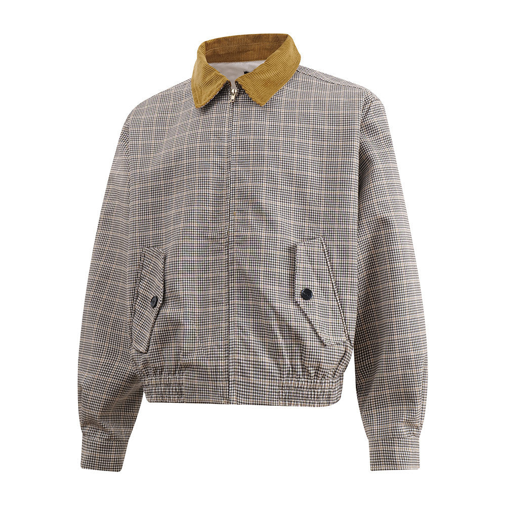 Plaid jacket workwear jacket