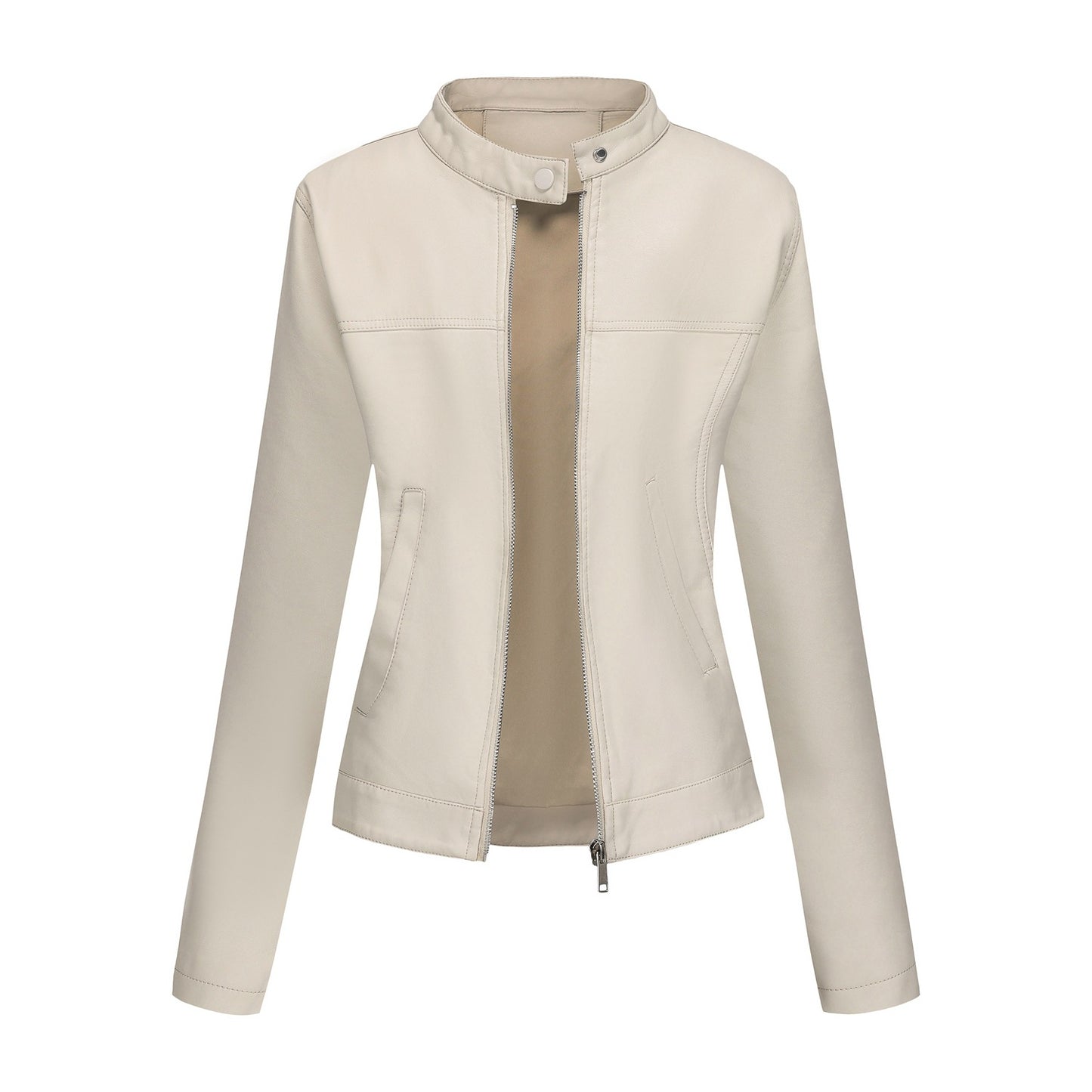 Stand up collar jacket jacket