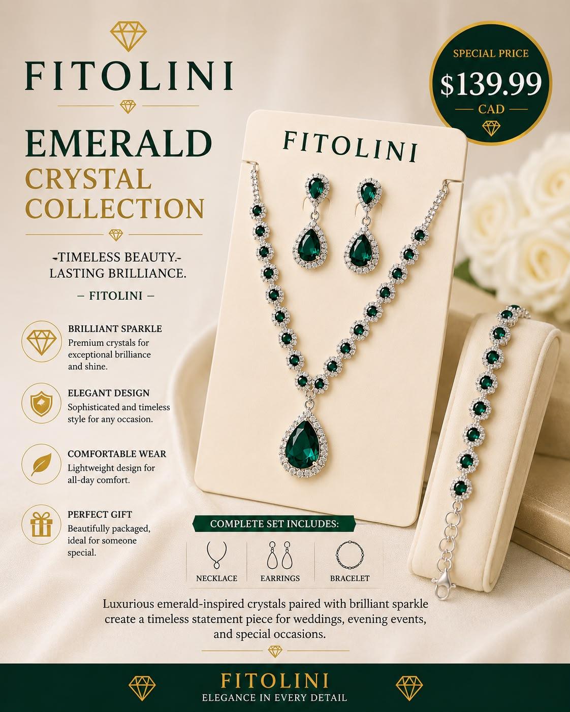 FITOLINI Emerald Crystal Collection