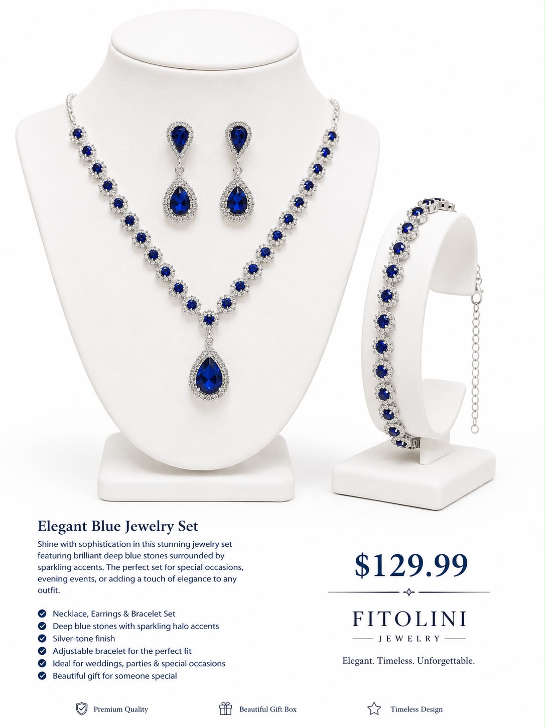 FITOLINI Royal Sapphire Elegance Set