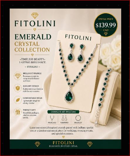 Timeless Elegance: Discover the FITOLINI Emerald Crystal Collection