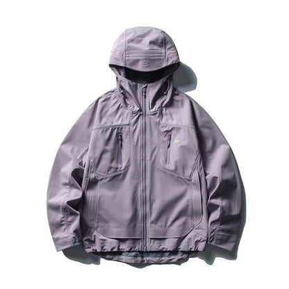 Double zipper jacket jacket