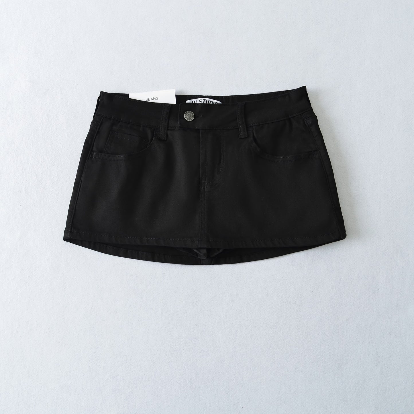 Low waisted denim skirt