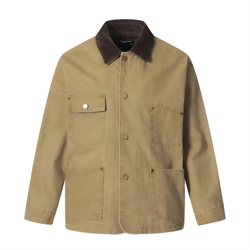 Multi pocket workwear jacket