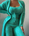 3-Piece Set Pants - Green