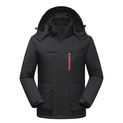 USB charging intelligent heating cotton jacket, warm jacket, electric heating jacket, couple heating cotton jacket
