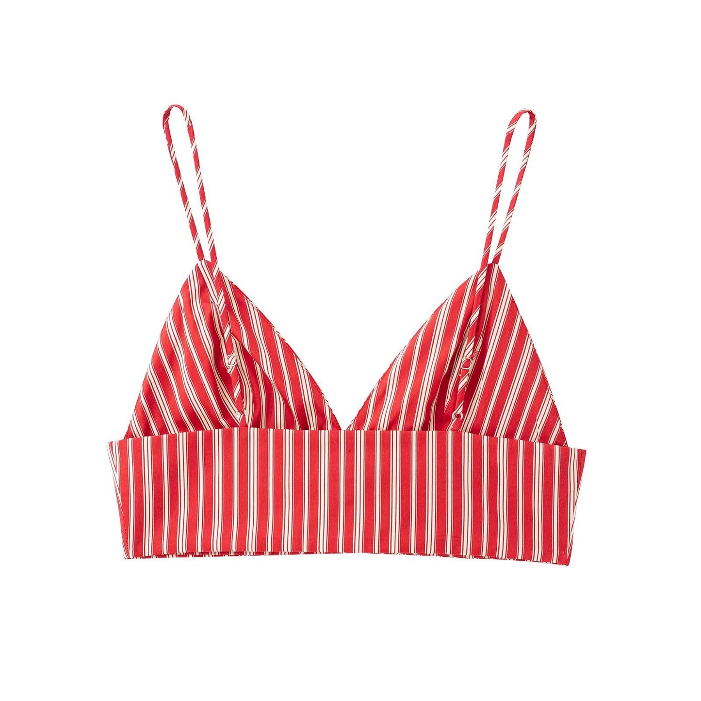 Fashion striped top+mini skirt set
