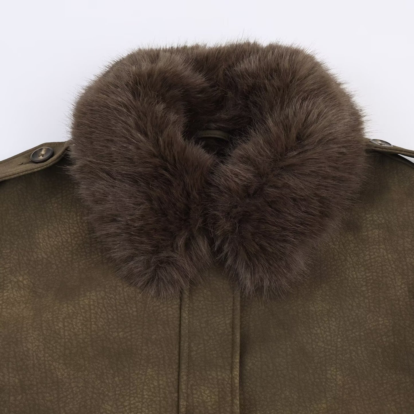 Detachable collar jacket jacket