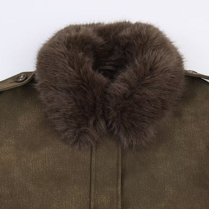 Detachable collar jacket jacket