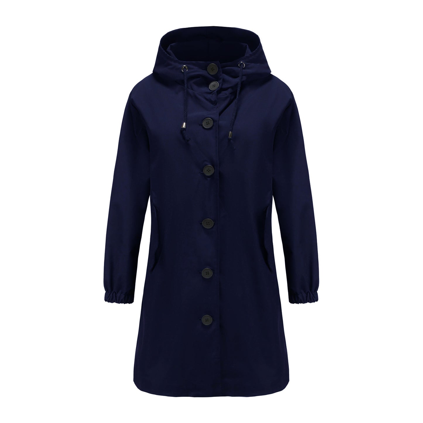 Hooded long jacket