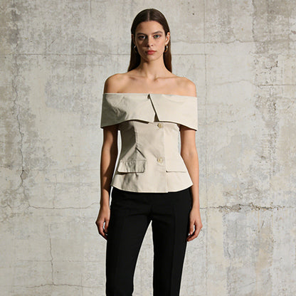 One shoulder jacket