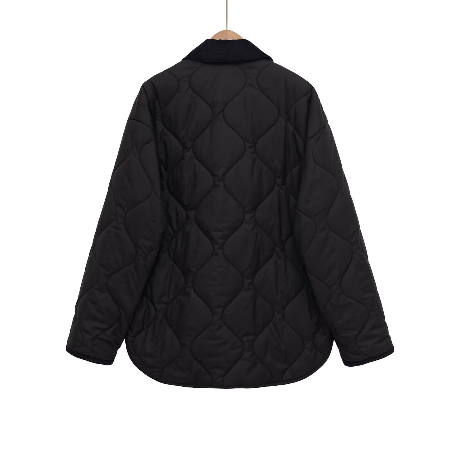 Casual large pocket lapel jacket