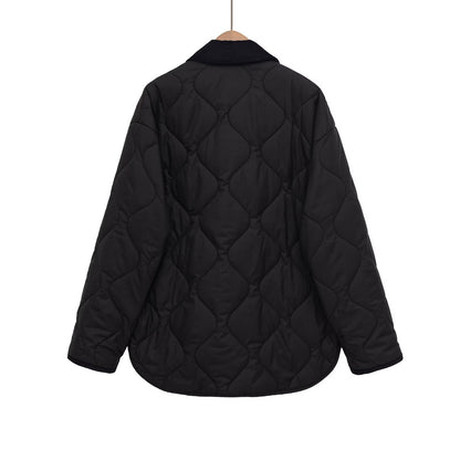 Casual large pocket lapel jacket