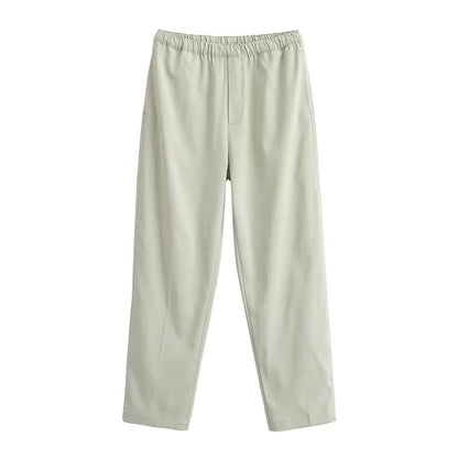 Flip pocket short jacket+leg cinching pants