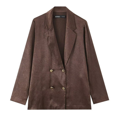 Style Suit Jacket and Pants Set for Women