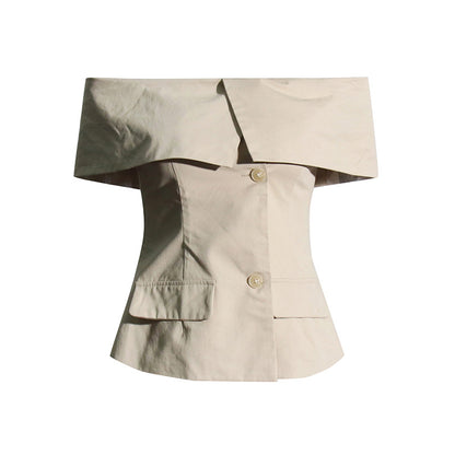 One shoulder jacket