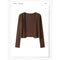 Cafe-colored Cardigan