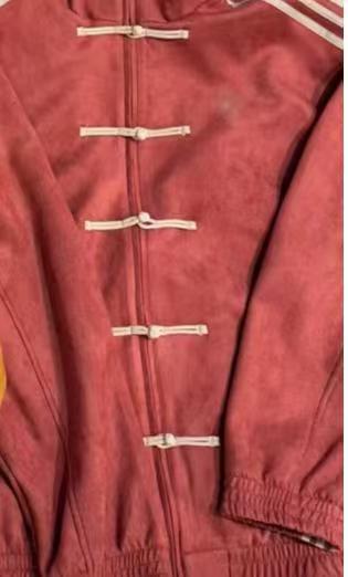 Stand up collar buttoned jacket jacket