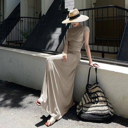 Slimming and slimming knit pure desire style design dress set