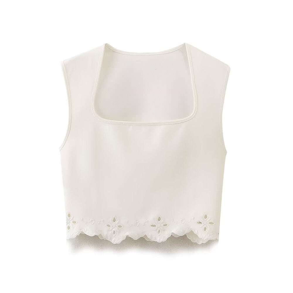 Fashion embroidered top+skirt set for women