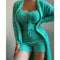 3-Piece Set Shorts - Green