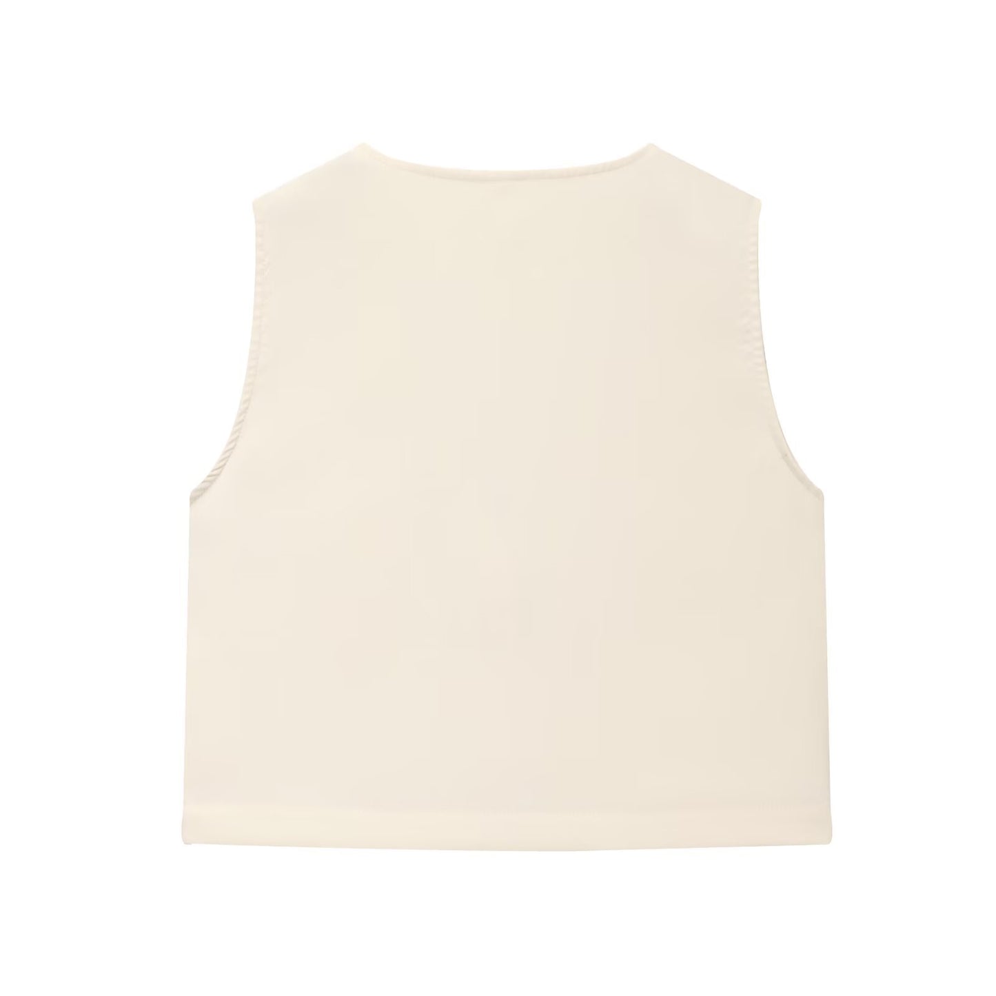 Women's Sleeveless Chiffon Top + Waistband Chiffon Midi Skirt Set