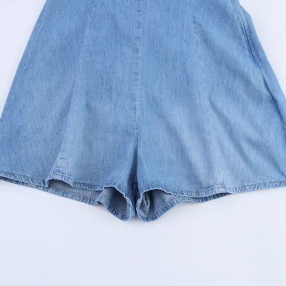 Women's Denim Short Jumpsuit