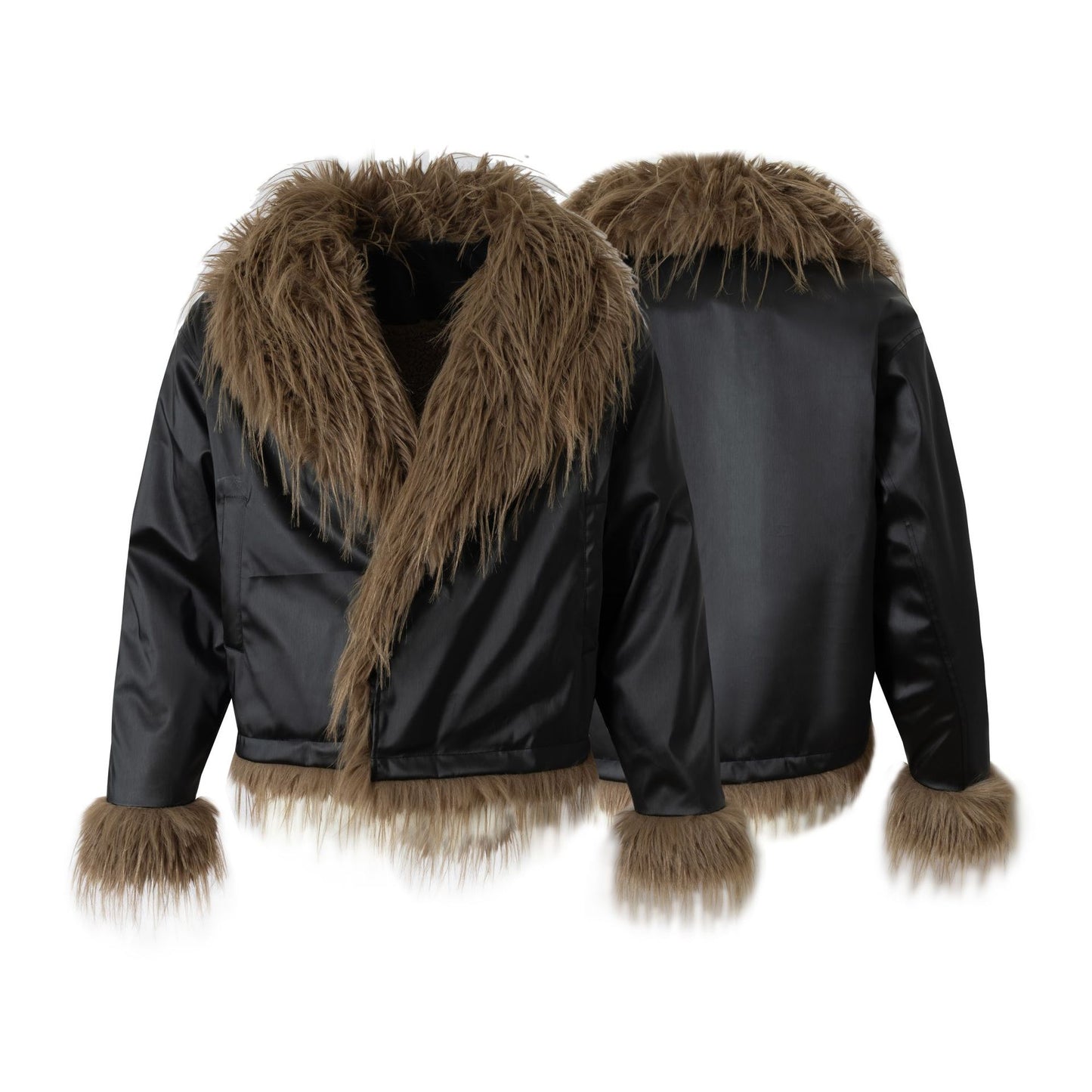 Velvet cotton jacket pilot leather jacket