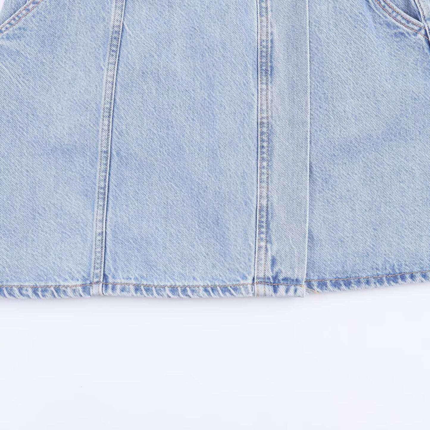 POLO collar denim dress