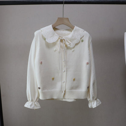 Two-piece Set for Women: Shirt + Knitted Vest, Fashionable and Youthful Look
