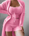 3-Piece Set Shorts - Pink