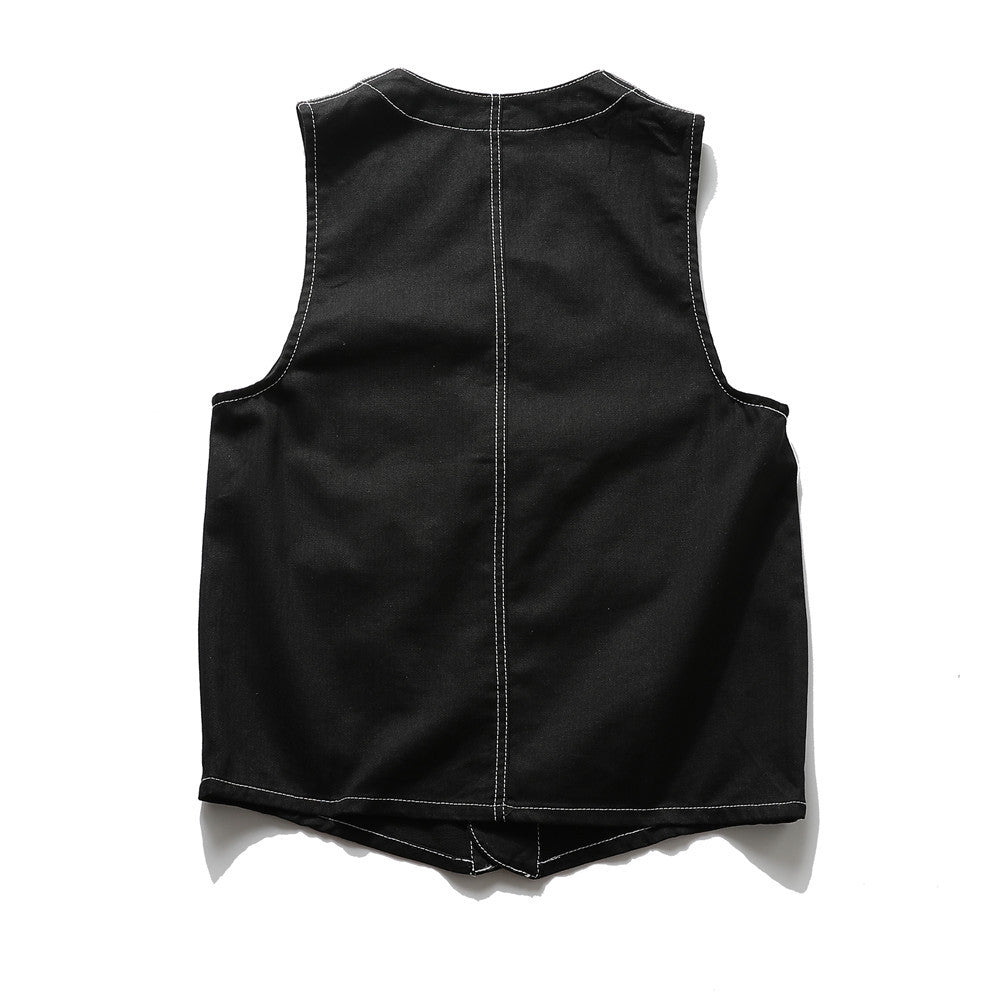 Multi pocket workwear vest