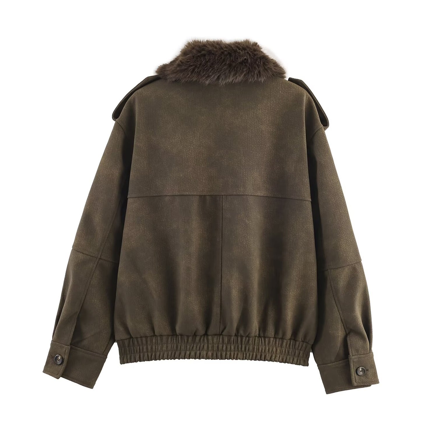 Detachable collar jacket jacket
