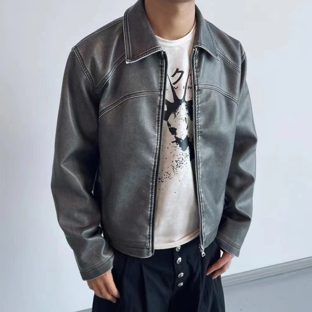 Jacket patchwork jacket
