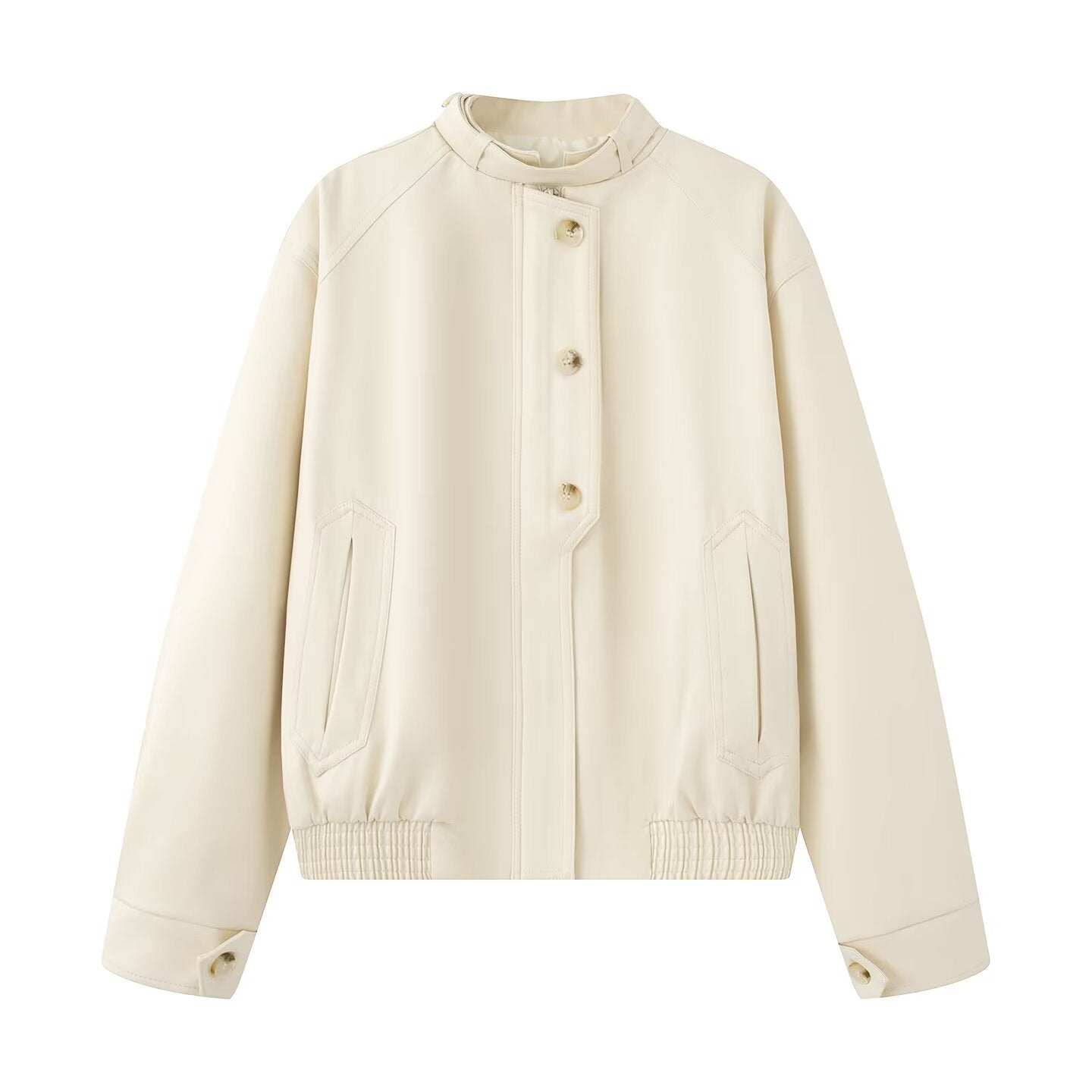 Button jacket jacket+pants set