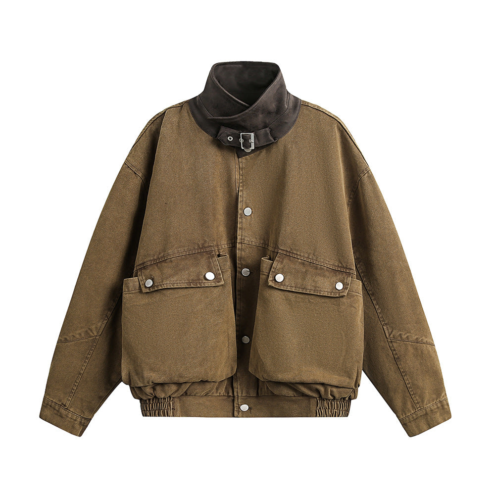 Large pocket workwear jacket