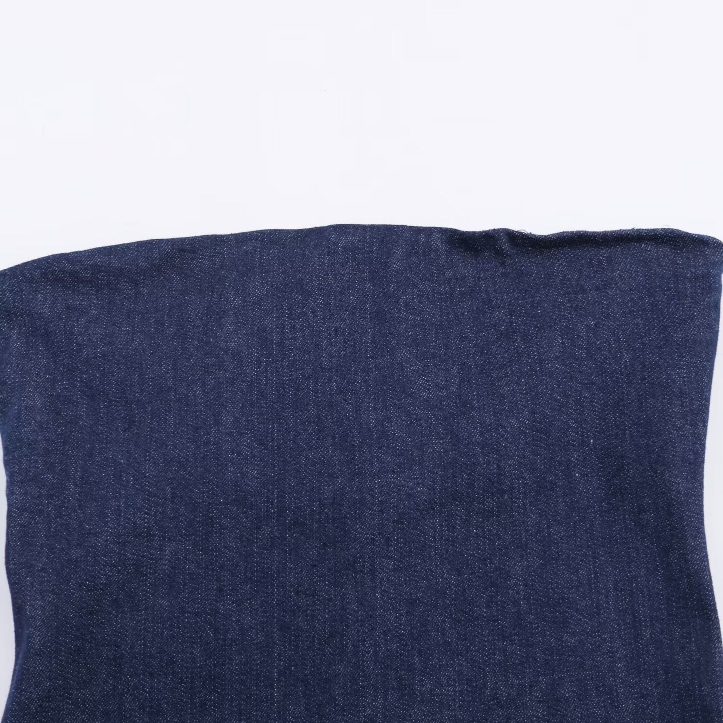 Versatile asymmetrical denim dress