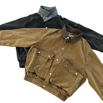 Large pocket workwear jacket