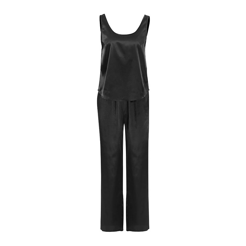 Women's Solid Color Pajama Set