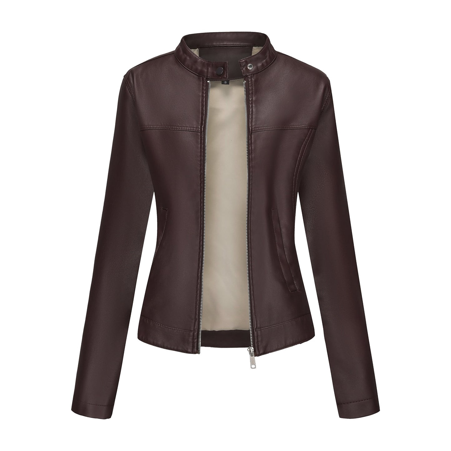 Stand up collar jacket jacket