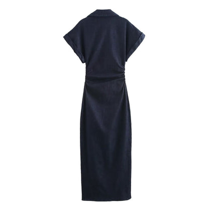 Versatile classic denim dress
