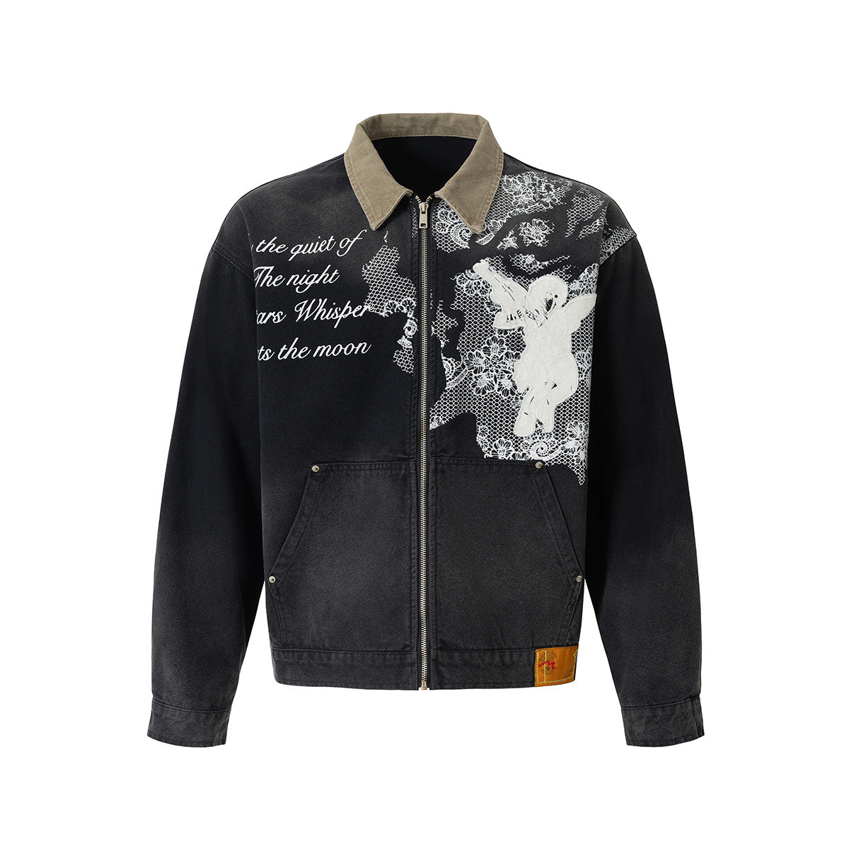 Washed denim jacket jacket