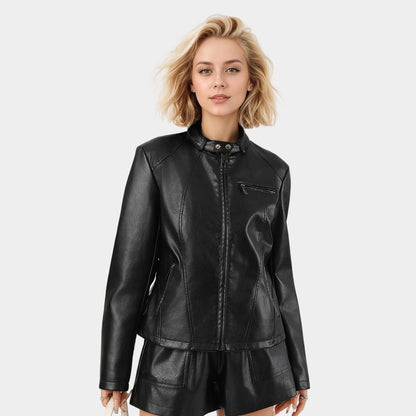 Slim zipper jacket jacket