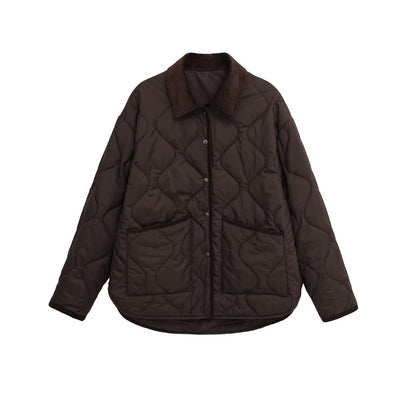 Casual large pocket lapel jacket