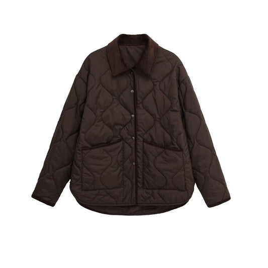 Casual large pocket lapel jacket