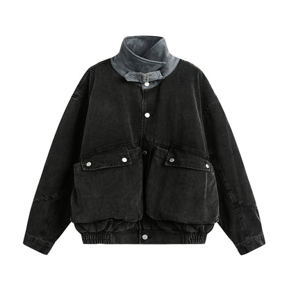 Large pocket workwear jacket