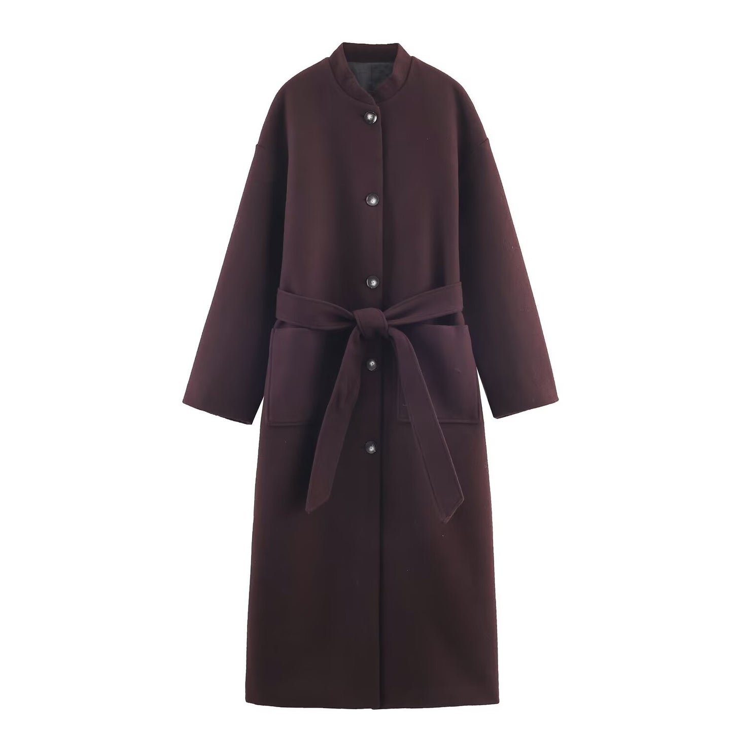 Long waistband coat jacket